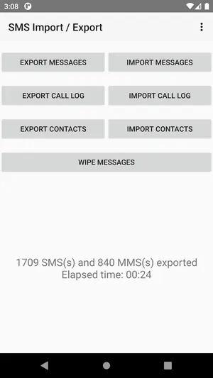 SMS Import  Export